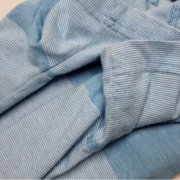 Coach Men's Polo Golf Shirt Short Sleeve Stripes Blue Size Large - Picture 9 of 11